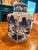 1970s Blue and White Octagonal Lidded Jar For Sale In Greenville, SC - Image 6 of 7