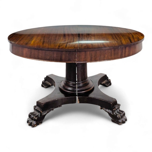 Vintage English Mahogany Table For Sale - Image 9 of 9