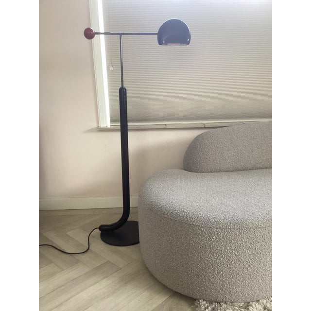 Tomo Floor Lamp by Toshiyuki Kita for Luci Italia, 1980s, in Very Good conditions. Designed 1980 to 1989 This piece has an...