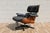 Mid-Century Modern 1960s Herman Miller Eames Lounge Chair & Ottoman in Brazilian Rosewood and Black Leather For Sale - Image 3 of 18