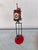 Arts & Crafts Vintage Folk Art Articulated Balancing Santa in Train For Sale - Image 3 of 11