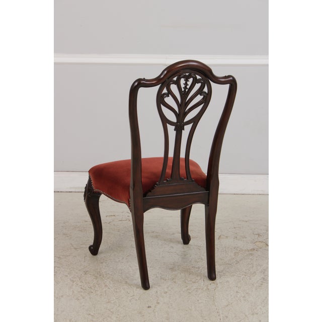 Wood Set of 8 Drexel Mahogany Dining Chairs For Sale - Image 7 of 16