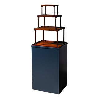 Early 19th Century Mahogany 4-Tier Shelf For Sale