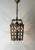 1970s European Hollywood Regency Patinated Brass Openwork Lantern Pendant Light, 1970s For Sale - Image 5 of 17