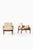 This rare pair of easy chairs, model fd125, designed by tove and edvard kindt-larsen and produced by france & daverkosen...