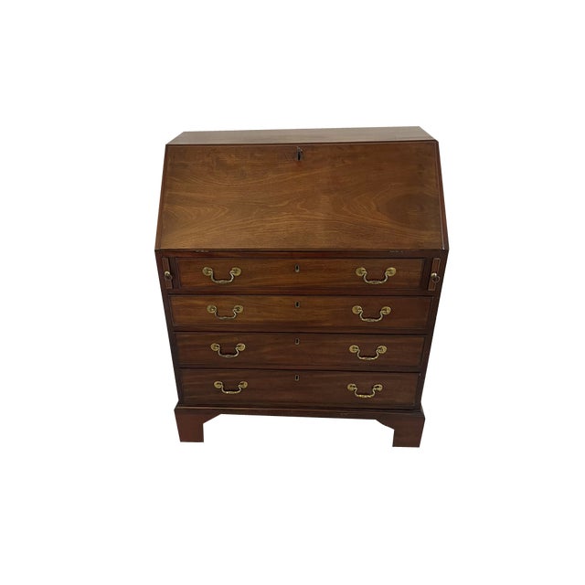 Antique George III Mahogany Desk, 18th Century For Sale