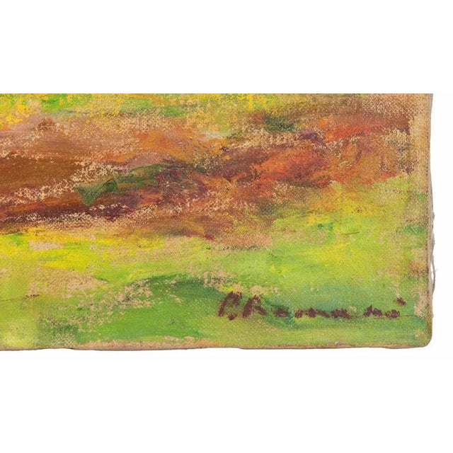 Contemporary Pino Romanò, View of Circo Massimo and Celio, Oil Painting, 1990s For Sale - Image 3 of 5