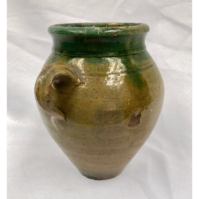 Antique French Handcrafted Terra Cotta Double Handle Urn For Sale In Dallas - Image 6 of 13