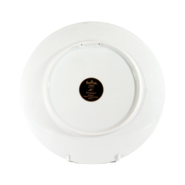 Black Piero Fornasetti for Rosenthal Themes & Variation Motiv 3, Indian Beauty For Sale - Image 8 of 8