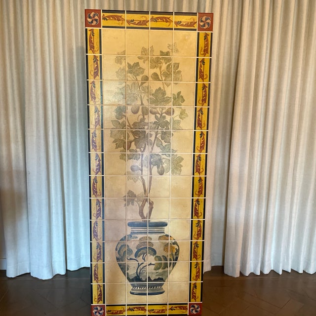 French Country Set of Two Planked Trompe L’oeil Panels by Maria Apelo Cruz For Sale - Image 3 of 13