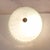 Vintage Flat Ceiling Lamp with Curved Frosted Glass Shade on Brass Bracket, 1980s For Sale - Image 6 of 8