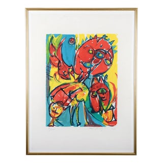 Carl-Henning Pedersen, H. C. Andersen Suite, 1890s, Lithograph, Framed For Sale