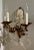 Metal Early 20th Century Pair of French 3-Arm Candelabra Crystal Mirror Sconces For Sale - Image 7 of 13