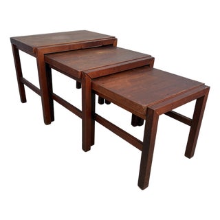 Mid-Century Danish Rosewood Nesting Tables For Sale