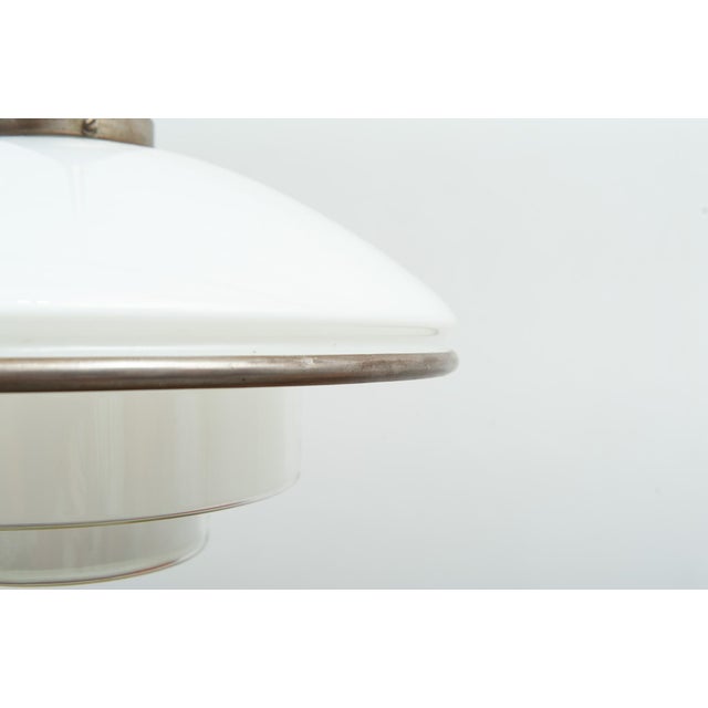 Silver Pendant Lamp by Otto Müller for Sistrah, 1930s For Sale - Image 8 of 16