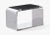 Stanley Jay Friedman for Brueton Steel and Granite "Eclipse" Low Coffee Table For Sale - Image 11 of 11