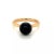 Contemporary 25953 - Tiffany & Co. HardWear Onyx Ball 18k Rose Gold Solitaire Ring For Sale - Image 3 of 8