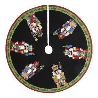Nutcracker Pageantry Hook Tree Skirt, 52" For Sale