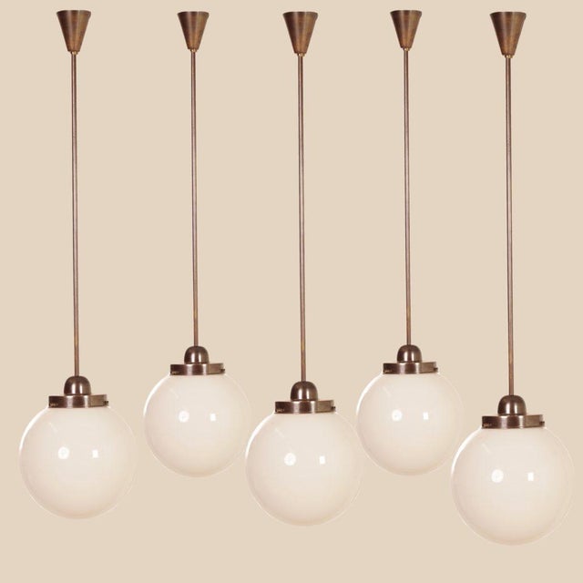 Bauhaus Giso Pendant by W.H. Gispen for Gispen, 1930s For Sale - Image 3 of 14