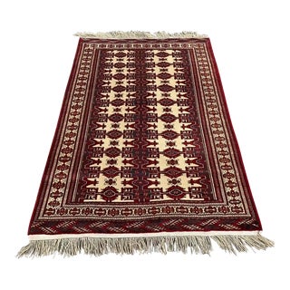 Zahirshahi Hand-Knotted Rug - 4.6 X 6.9 Ft - Traditional Afghan Design For Sale
