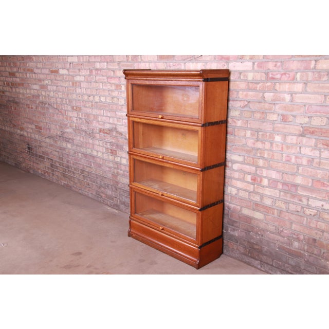 Antique Oak FourStack Barrister Bookcase by Macey, Circa 1920s Chairish