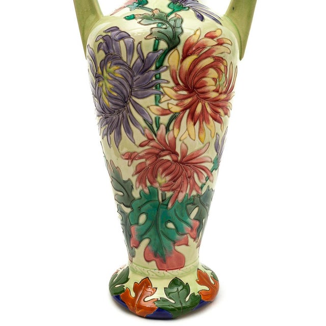 Art Nouveau Amphora Vases from Longchamp, 1900s, Set of 2 For Sale - Image 11 of 16