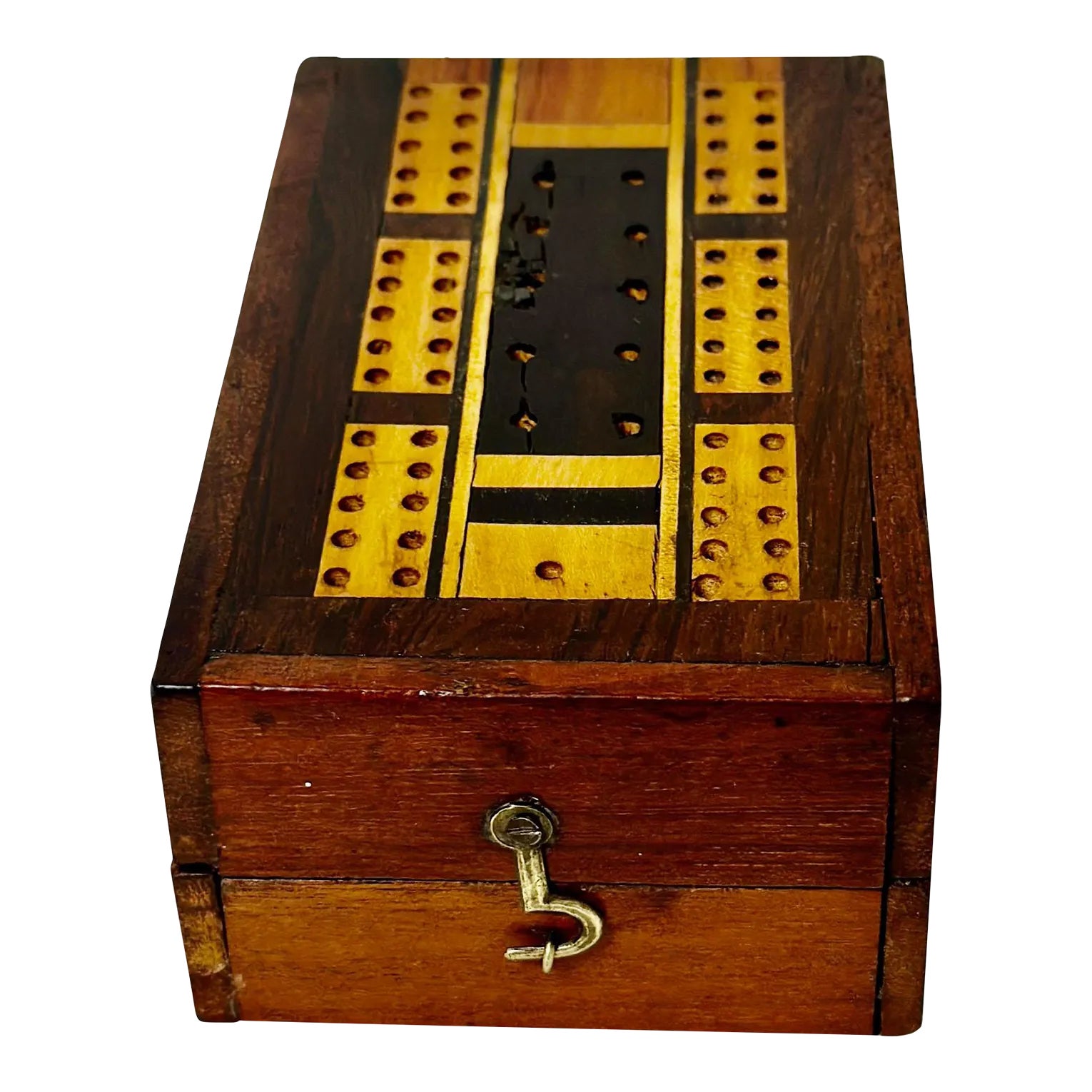 19th Century Antique English Cribbage - Set | Chairish