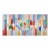 2026, Bauhaus Geometric Triptych Painting in Vivid Pastel Tones, Chromatic Deco Radiance, Acrylic Paint on Watercolor Paper For Sale