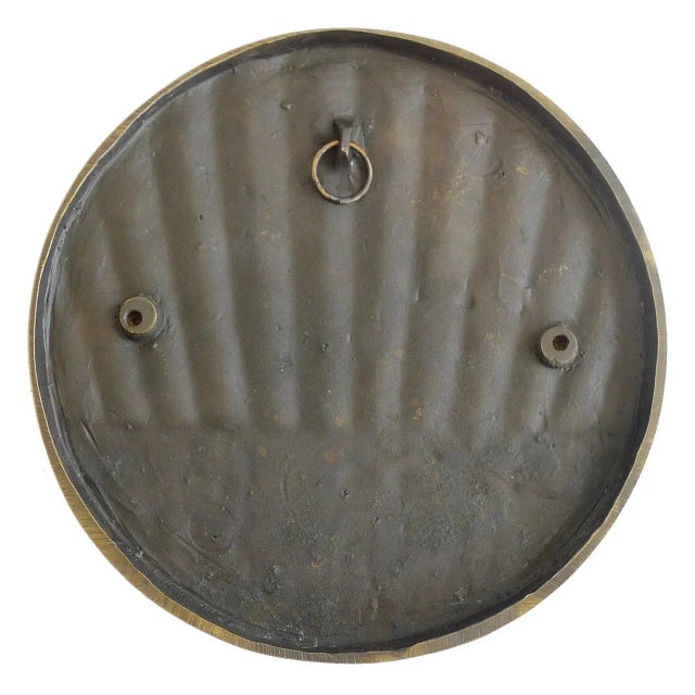 Modernist French Bronze Plaque For Sale - Image 4 of 5