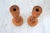 Pair of Hand Carved Wood Open Barely Twist Candlesticks For Sale - Image 4 of 6