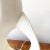 Postmodern Sculptural White Flame Ceramic Table Lamps For Sale - Image 9 of 10