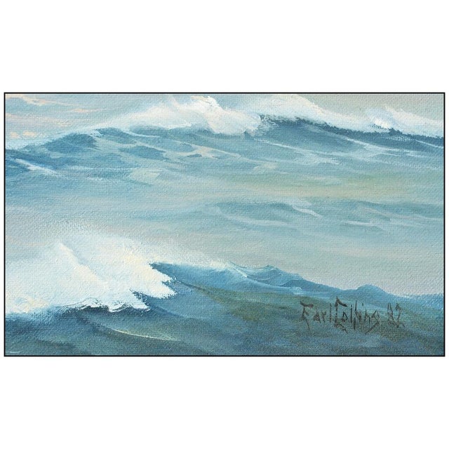 Realism 1980s Cutting Swells, Earl Edward Collins For Sale - Image 3 of 4