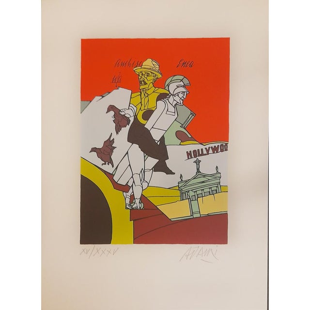 Valerio Adami, Literary Portraits, 2010, Lithograph For Sale - Image 4 of 4