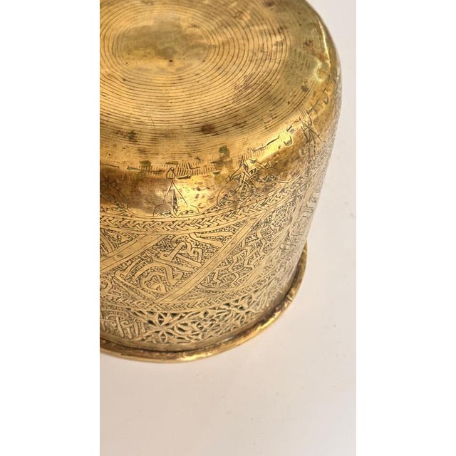 African Plant Stand in Brass For Sale - Image 12 of 13