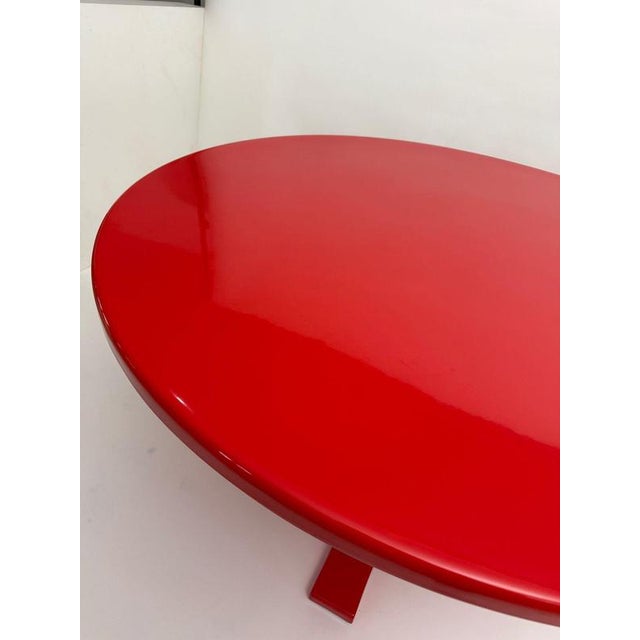Red Red 4997 Dining Table by Gardella & Castelli for Kartell, Italy, 1970 For Sale - Image 8 of 18