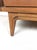 Mid Century Modern Three Drawer Chest With Curved Drawer Fronts and Brass Hardware For Sale - Image 15 of 17