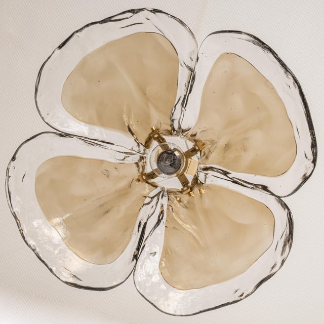Metal German Murano Glass Chandelier by Kalmar, 1960s For Sale - Image 7 of 15