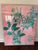 Art Deco Contemporary Paule Marrot Pink Birds Artwork, Acrylic - Frame For Sale - Image 3 of 5