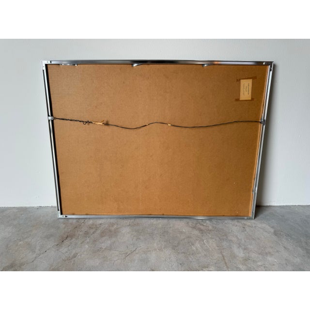 1980's Tom Anderson Abstract Expressionist Water Color Painting, Framed For Sale - Image 12 of 12