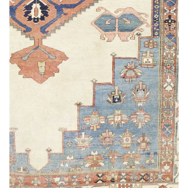 Antique Bakhshayesh Rug 11’2” X 15’6” For Sale - Image 4 of 5