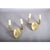 Vintage French Empire Hollywood Regency Style Brass Double Arm Wall Sconces, 1940s, Set of 2 For Sale - Image 9 of 16