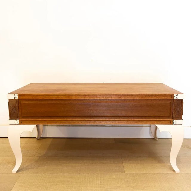 Low Teak Coffee Table For Sale - Image 3 of 7