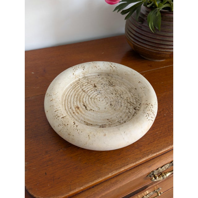 Stone Vintage Travertine Vide Poche by Fratelli Mannelli, 1970s For Sale - Image 7 of 10