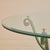 Vintage French Iron + Bronze Oval Glass Coffee Table For Sale - Image 10 of 11