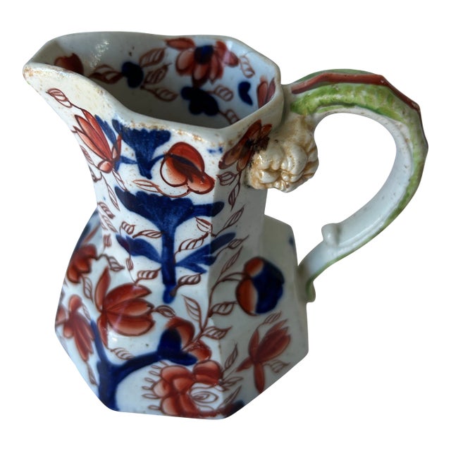 Set of Six Mason’s Ironstone Graduated Jugs in Imari Palette, 19th Century For Sale