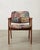 Mid-Century Modern Vintage Hungarian Lounge Chair in Pattern Fabric with Wooden Frame For Sale - Image 3 of 4