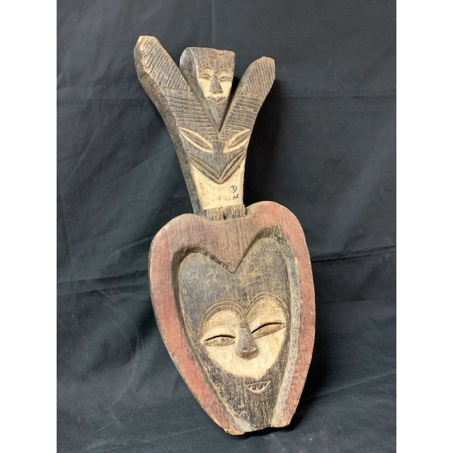 Tribal Kwele Mask African Tribal Art Mask For Sale - Image 3 of 7
