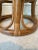 Tan Vintage Italian Round Rattan Bamboo and Cane Stool With Woven Top For Sale - Image 8 of 13