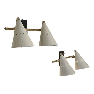 Mid-Century Sconces, 1950s, Set of 2 For Sale