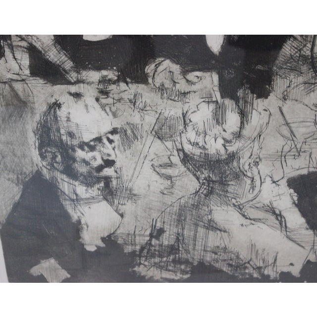 1960s "Election Night" Etching Jack Levine 1969 For Sale - Image 5 of 13